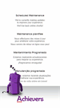 Mobile Screenshot of maintenance.achievers.com